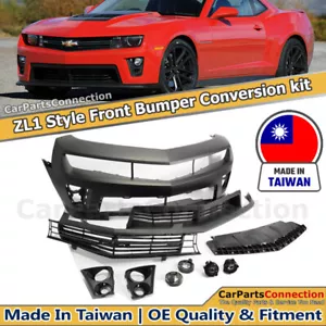 ZL1 Conversion Front Bumper For 2010-2013 Chevolet Camaro LS LT SS / 14-15 ZL1 - Picture 1 of 12