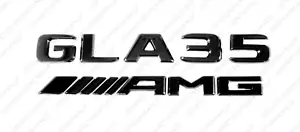 Trunk Black Emblem Badges Logos Letters for Mercedes-Benz GLA35 AMG X247 H247 - Picture 1 of 9