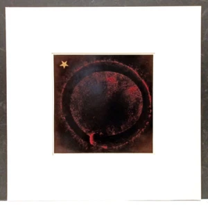 2002 LISTED JAPANESE TOMOSHIGE KUSUNO Sd ORIGINAL M/M ABSTRACT on PAPER FRAMED - Picture 1 of 11