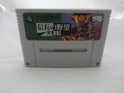 Nobunaga's Ambition Tensho Cartridge Only Nintendo Super Famicom Shipped from JP - Image 1 of 3