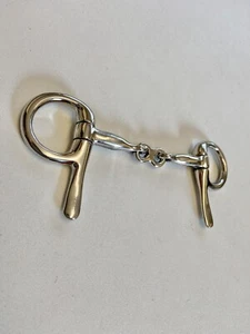 HALF SPOON SHETLAND SNAFFLE WITH LINK, 3.5", 4", 4.5" *FREE POSTAGE* - Picture 1 of 3