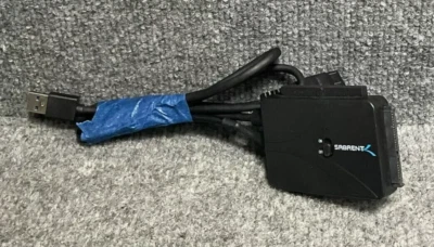 SABRENT USB 3.0 to SATA Hard Drive Adapter 🔌 HDD SSD Connector Black - Image 1 of 4