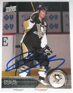 PASCAL DUPUIS SIGNED 14-15 UPPER DECK PITTSBURGH PENGUINS CARD AUTOGRAPH AUTO!!! - Picture 1 of 1