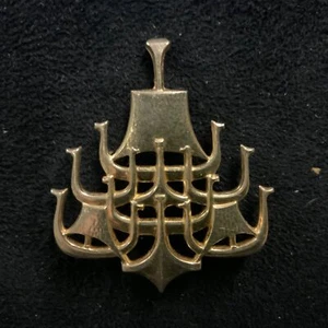 Rare David Andersen Viking Ship Sterling Silver 925 Norway Brooch Pendant - Picture 1 of 6
