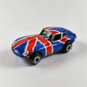 Vintage Micro Machines Jaguar E-Type Union Jack Best of Europe Collection RARE - Picture 1 of 10
