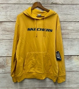Sudadera con Capucha Sketchers Para Hombre Talla Grande (48" Pecho) Pullover Dorado Polar Sudadera Nueva - Imagen 1 de 3