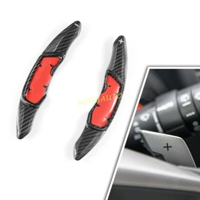 For Subaru Forester Crosstrek Impreza Carbon Fiber Steering Wheel Paddle Shifter - Image 1 of 4