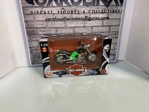MAISTO HARLEY DAVIDSON 1:18 FLSTF FAT BOY - Picture 1 of 2