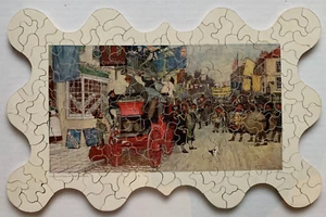 LUDOVICI DICKENS, THE ELECTION AT EATANSWILL 203 pieces jigsaw puzzle R. TUCK, - Picture 1 of 6
