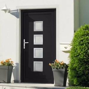 Haustür Anthrazit 108x208 cm PVC - Bild 1 von 11