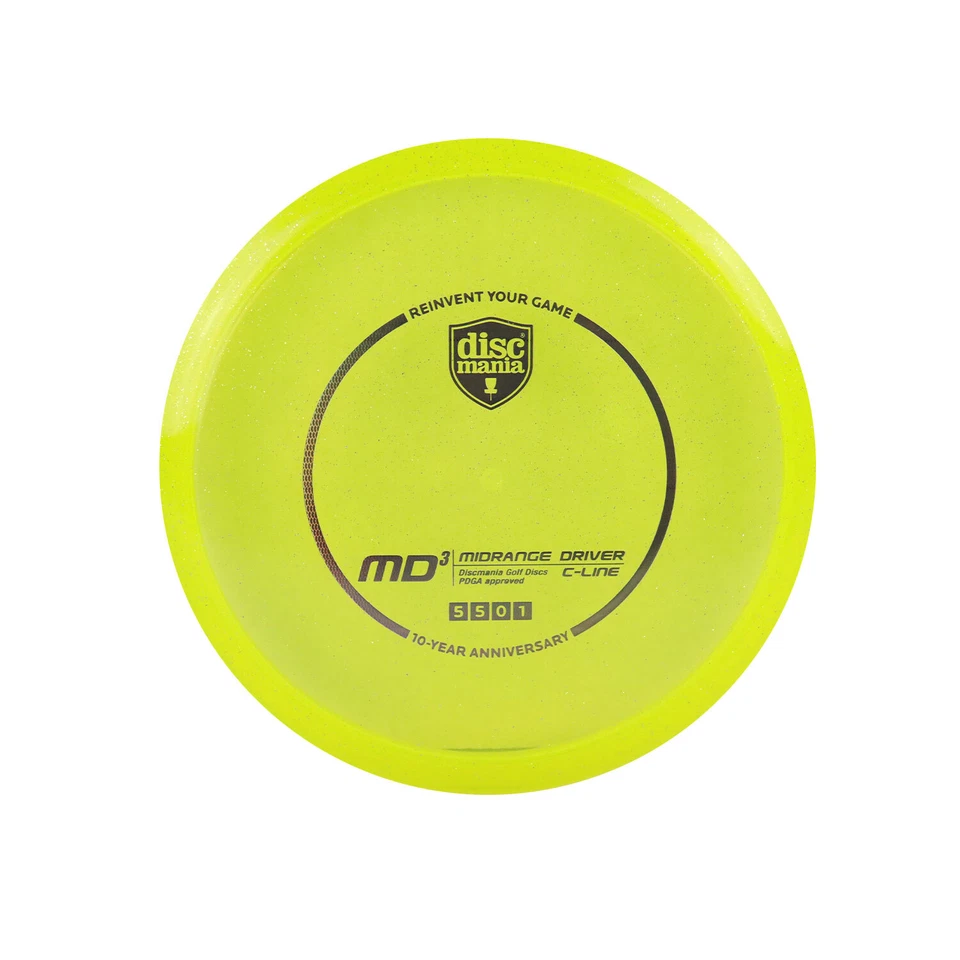 Discmania Disc Golf 10-Year Anniversary Metal Flake C-Line MD3 Heirloom - Choose - Image 1 of 1