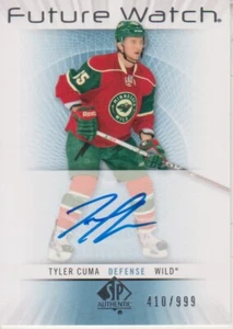 2012-13 SP Authentic Future Watch RC Autograph Tyler Cuma #410/999 - Bild 1 von 2