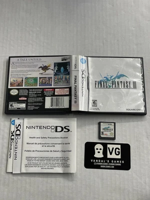 Ds - Final Fantasy III Nintendo Ds Completo #2905 Foto 1 de 3
