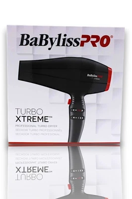 Secador Babyliss Pro Turbo Xtreme 6 configurações de velocidade de calor secador profissional BAB940 - Imagem 1 de 2