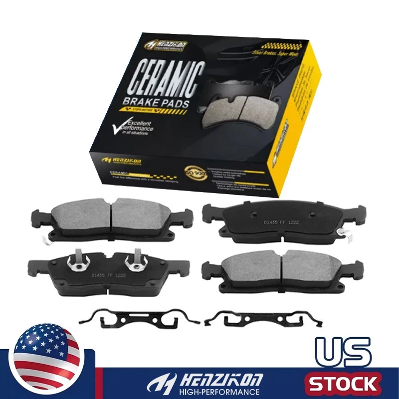 Комплект передних керамических тормозных колодок для Jeep Grand Cherokee Dodge Durango 2011 - 2020 годов выпуска - Изображение 1 из 1