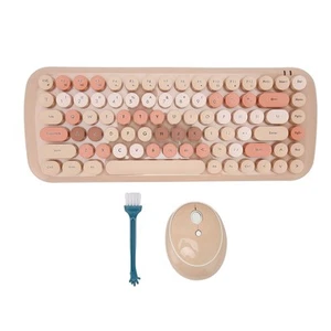 Tastatur-Maus-Kombination 2 4 GHz USB-Empfänger Kontrastfarbe 84 Tasten KUI - Bild 1 von 22