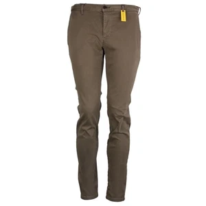 Alberto Herren Chino Hose Slim Fit Rob 6287 1582 520 beige braun - Picture 1 of 13