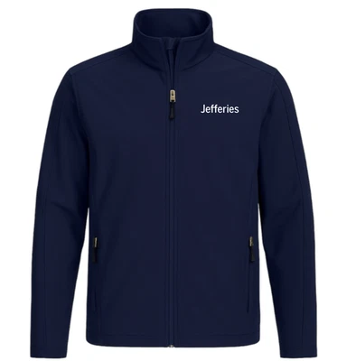 NWT 100% Authentic Jefferies Investment Banker Finance Jacket Navy M Goldman - Image 1 of 3