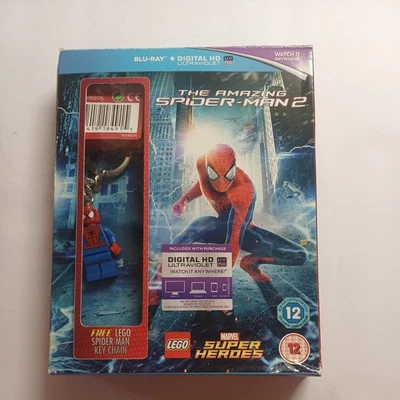 The Amazing Spider-Man 2 Blu-Ray With Lego Keychain RARE - Image 1 of 4
