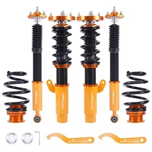 Coilover Strutrs For BMW E46 3 Series 98-06 Coilovers 24 Ways Adj. Damper Force - Picture 1 of 20