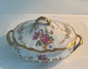 Floral Concorde Fine China Sauciere & Deckel - CCD19 - Bild 1 von 10