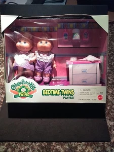 Juego Cabbage Patch Kids Bedtime Twins Vintage 1998 Nuevo en Caja Sellada Mattell - Imagen 1 de 16