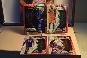 2015-16 Panini Kobe Bryant Hero Villain Red MVP Border 4 card lot See All - Picture 1 of 19