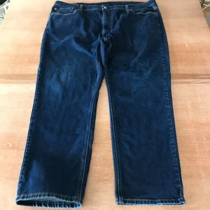 Levi's 541 Jeans Men 42x27 Blue Mid Rise Dark Wash Stretch Cowboy Outdoor - Picture 1 of 12