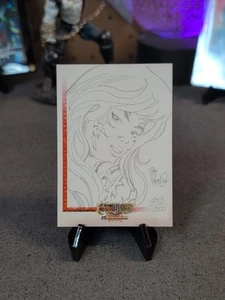 2002 Witchblade: Disciples Of The Blade, Sketch Card By Dan 253/500 - Picture 1 of 2