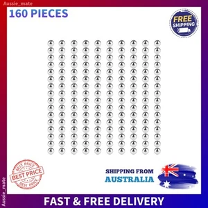 160 Pcs 8mm Chrome Steel Bearing Balls Precision Slingshot Ammo Bike Parts - Picture 1 of 8