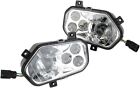 Moose Utility Led Headlights-Chrome For 2012-2013 Polaris Ranger Rzr 800 Le Utv