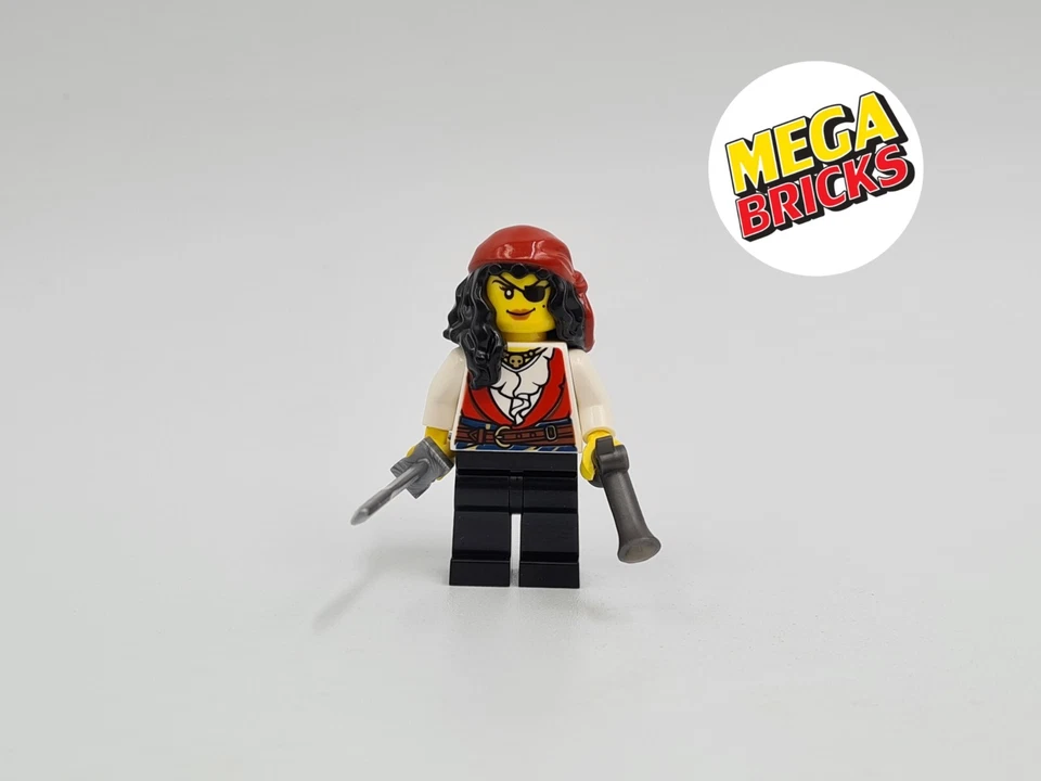 LEGO FIGURINE FEMME PIRATE PERSONNALISÉ REF INT PI04 *NEUF* BIEN LIRE!!!! - Photo 1/2