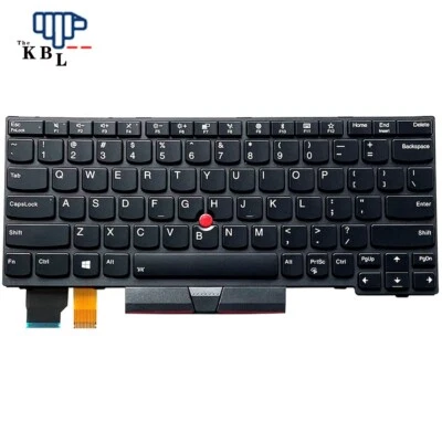 Original US For Thinkpad X280 A285 X390 L13 Backlit Laptop Keyboard 01YP040 - Image 1 of 3