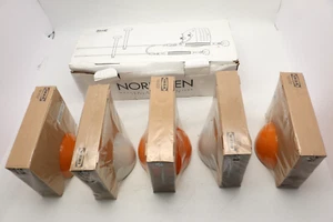 Ikea Norrsken 17778 Ringkerntrafo / Seilsystem mit 5 Spots / weiss / orange NEU - Bild 1 von 9