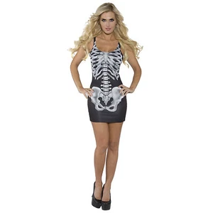 Underwraps Womens Bones Dress Costume - Picture 1 of 4