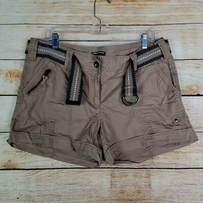 Женские шорты Dalia Collection размер 12 желтовато-коричневые современный крой с карманами на поясе для прогулок - Изображение 1 из 4