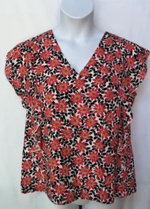 Ann Taylor Factory Damen Gr.LP Bluse mit Blumenprint.1186-02/00- - Bild 1 von 8