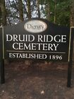2 side by side cemetery plots for sale Pikeville, Maryland 