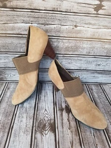 Botín David Tate Mujer Citadel Cuero Punta Cerrada Cuero Marrón Sin Cordones 9M - Imagen 1 de 11