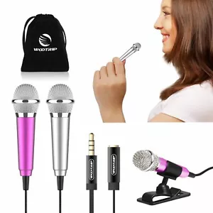 2PCS Mini Karaoke Microphone Mini Voice Recording Microphone Portable Karaoke... - Picture 1 of 7