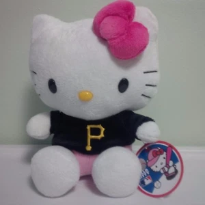 MLB SANRIO HELLO KITTY PITTSBURGH PIRATAS 8" JUGUETE DE PELUCHE - Imagen 1 de 1