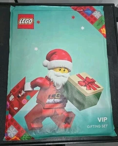 Lego VIP Weihnachtsgeschenkset - Karte, Geschenkpapier, Etiketten, Aufkleber, Tüte, Band - Bild 1 von 2