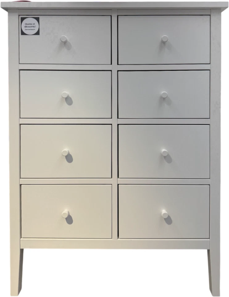 Brand New IKEA GULLABERG 8-Drawer White Chest Dresser (35x18 ⅞x48 ") 405.617.82 — 第 1/1 张图片