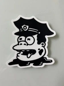 The Simpsons Sticker - Chief Wiggum Punk Rock Heavy Metal - Bild 1 von 1