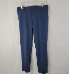 J LINDEBERG Mens Pants Sz 34x29 Blue TROON 2.0 Slim Fit Micro Golf Casual - Picture 1 of 16