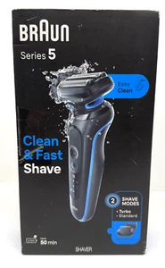 Braun Electric Shaver for Men, Series 5 5120s, Wet & Dry Turbo Mode Foil Trimmer - Picture 1 of 5