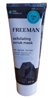 FREEMAN Exfoliante Exfoliante MASCARILLA FACIAL ~ 3 fl. oz / 89 ml ~ Vegano Foto 1 de 3