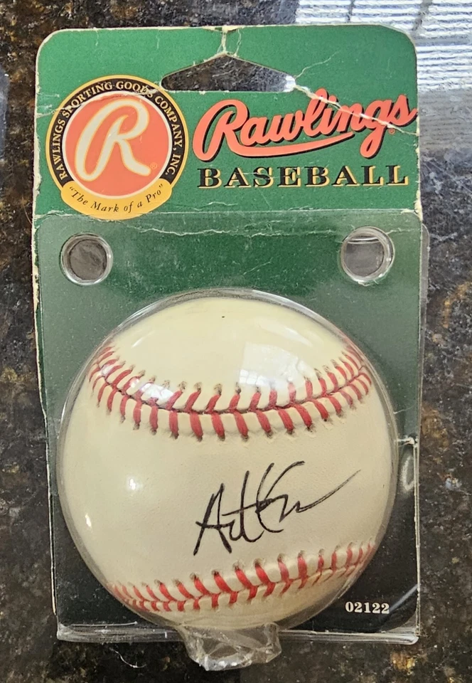 Austin Kearns Signed Baseball OMLB Autographed On Rookie Era Rawlings 1999 Ball - Image 1 of 4