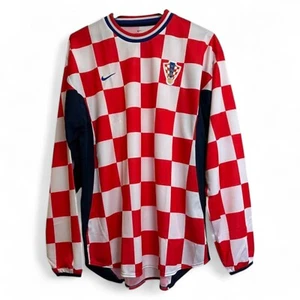 Maglia NIKE Nazionale Croazia 00-01 manica lunga giocatore XL nuova con etichette - Foto 1 di 8