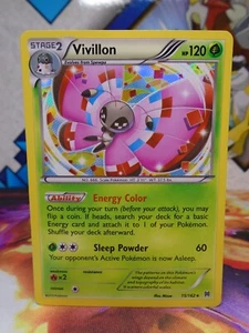 Vivillion 15/162 Holo - BREAKthrough - NM - Pack Fresh - Fast Free Shipping! - Picture 1 of 5
